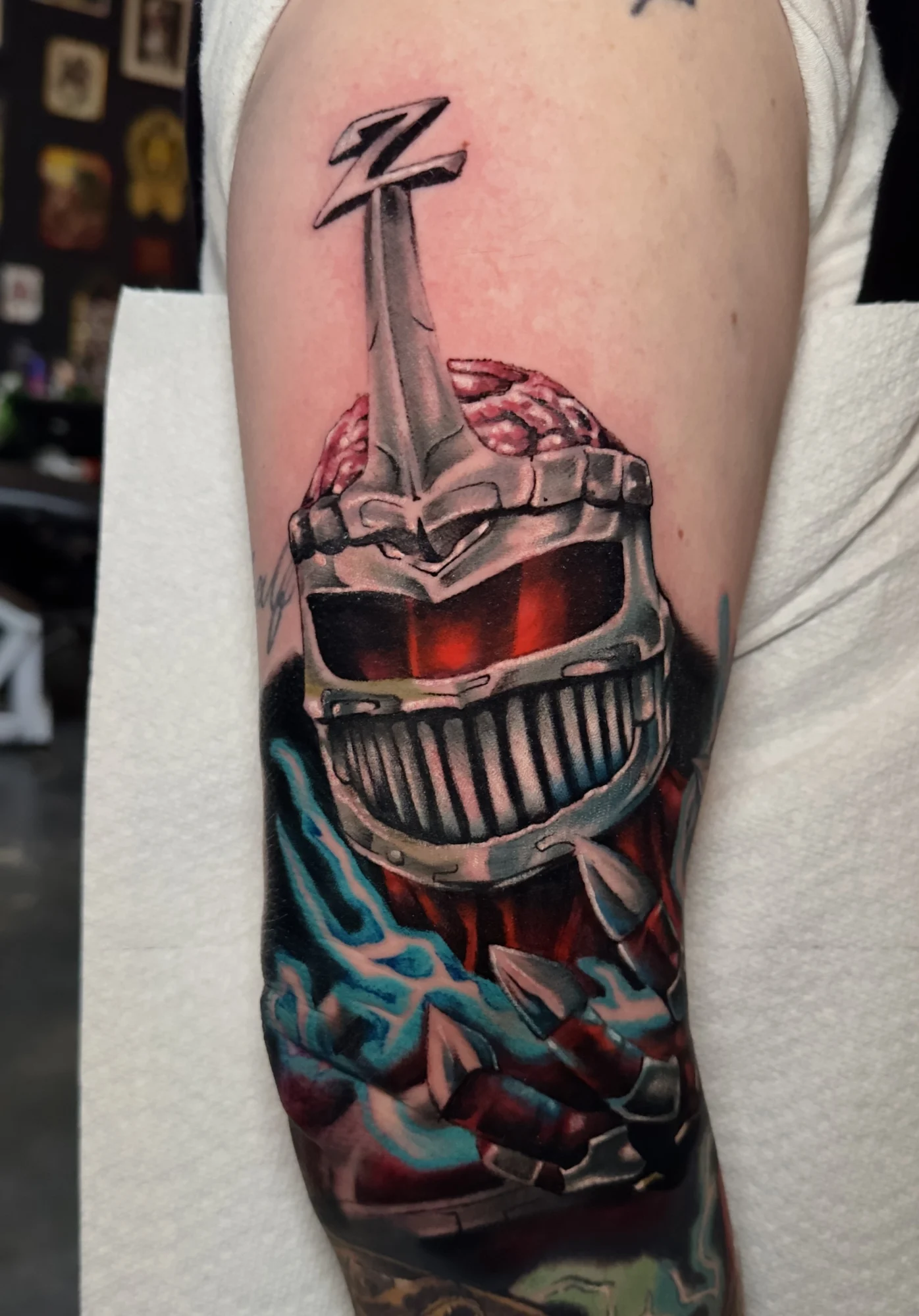 Zedd from Power Rangers tattoo